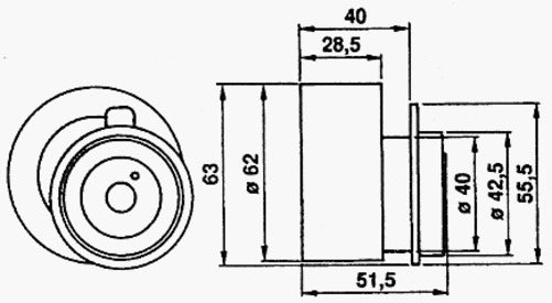 Mazda CAM BELLT KIT MAZDA 626/CAPELLA WGN, INCLUDES WATER PUMP