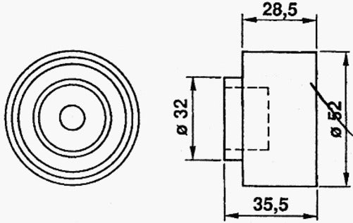 Mazda CAM BELLT KIT MAZDA 626/CAPELLA WGN, INCLUDES WATER PUMP