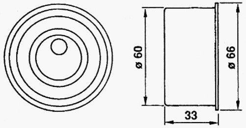 TIMING TENSIONER MITSUBISHI GALANT 2.0 4G63 MD129355