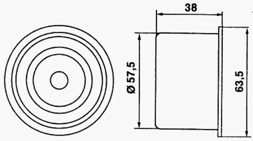 TIMING BELT KIT MITSUBISHI 6G74 3.5L, INCLUDES WATER PUMP BT287K- DIAMANTE6G74