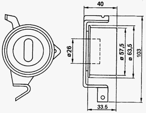 CHARIOT CAMBELT KIT N31W-DG-DH-DK-DL 4G93, SOHC INCL. WATER PUMP BT977KMITCHARIOT