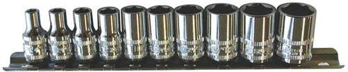 SP Tools S/SET RAILS 1/4 DR 10PCE 6PT METRIC