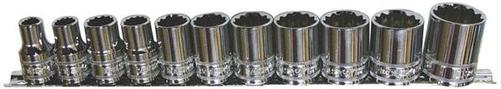 SP Tools Socket Rail Set 11pc 1/2 Dr 6PT SAE