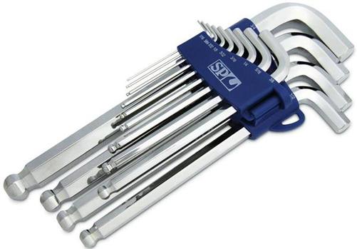 SP Tools 13pc - SAE Magnetic Ball Drive Hex Key Set