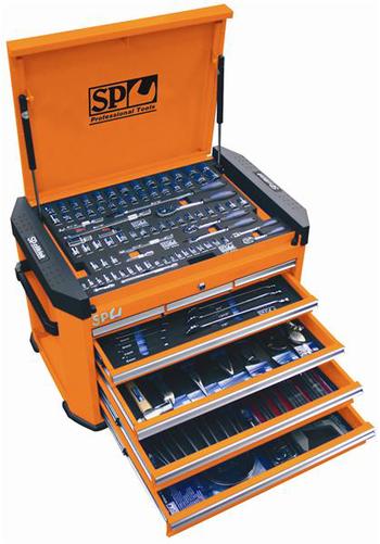SP Tools 227PC TOOL KIT IN ORANGE CONCEPT TOOLBOX