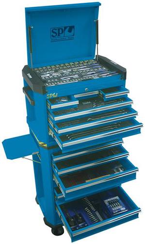 SP Tools TOOLKIT 408 PCE MET/SAE BLUE