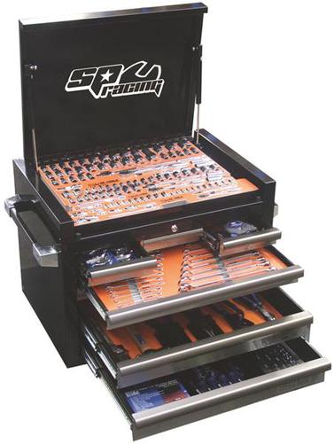 SP Tools MOTORSPORT TOOL KIT 295PC MIDNIGHT BLACK