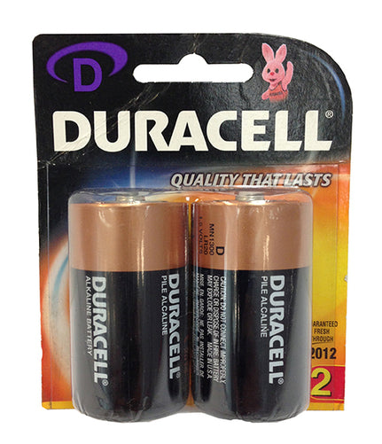 DURACELL BATTERY ALKALINE D BP2