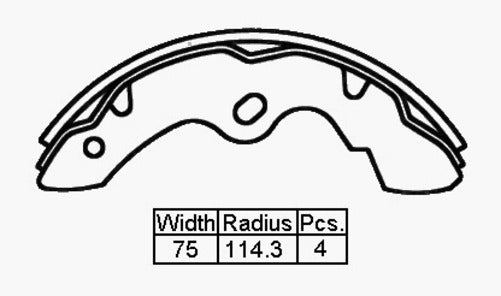 XP BRAKE SHOES