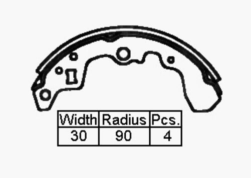 XP B/S R SUZ SWIFT 85- HOL BARINA 86