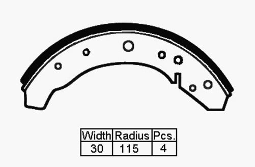 RAYBES B/S R AVW BEETLE 60-68 230 X