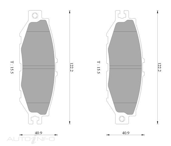 BOSCH DISC PAD R SUITABLE FOR TOYOTA SOARER / LEXUS 95> - DB1420BL
