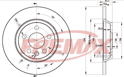 FREMAX CARBON+ ROTOR PAIR BD-5609
