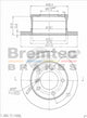 BREMTEC EURO-LINE BRAKE DISC ROTOR MERCEDES SPRINTER BDR10750EL