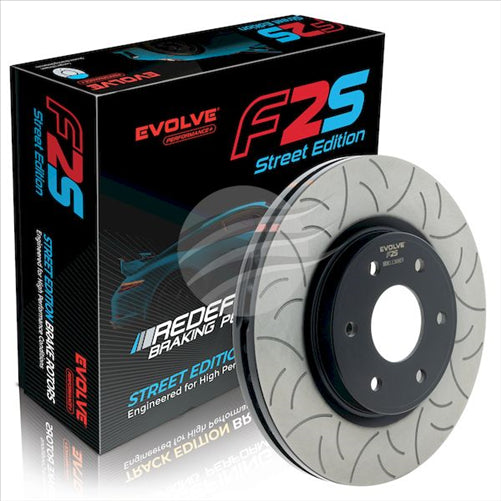 BREMTEC EVOLVE F2S PERFORMANCE+ PATROL Y62 FRONT 358MM SLOTTED BDR11368EV