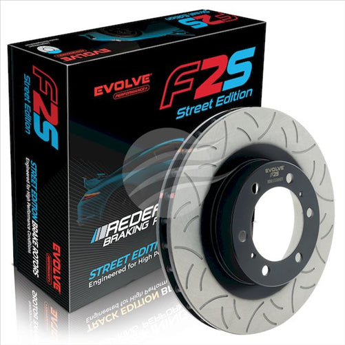 BREMTEC EVOLVE F2S PRFORMANCE+ ROTOR PRADO 150 SERIES FRONT SLOTTED BDR15588EV