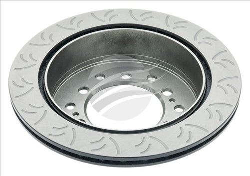 EVOLVE F2S PERFORMANCE+ ROTOR PRADO 150 SERIES REAR SLOTTED BDR17766EV