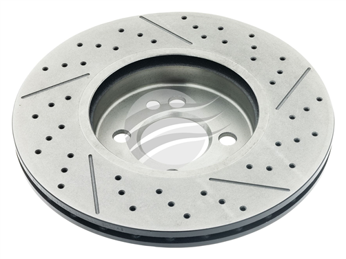 BREMTEC EVOLVE CARBON+ ROTOR (PAIR) MINI FRONT SLOTTED/DRILLED BDR22350EV