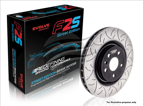 EVOLVE F2S SLOTTED ROTOR VW AMAROK V6 REAR 300MM BDR22441EV