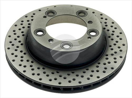 EVOLVE PERFORATED PAIR BRAKE DISC ROTORS BDR40055EV