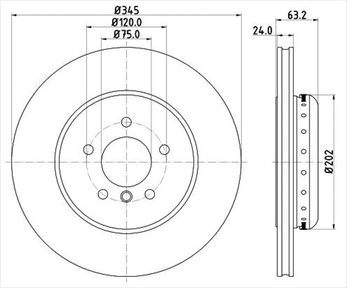 BREMTEC EURO-LINE BRAKE DISC ROTOR PAIR BDR40070EL