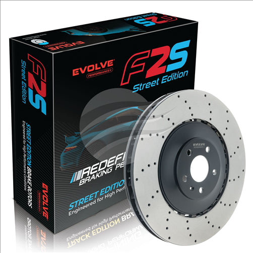 BREMTEC EVOLVE F2S PERFORMANCE AUDI S6 RIGHT FRONT 400MM BDR90080REV