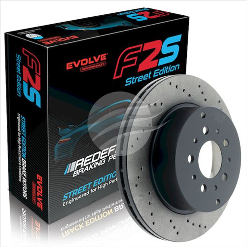 BREMTEC EVOLVE F2S PERFORMANCE+ ROTOR MASERATI REAR 310MM DRILLED BDR90087REV