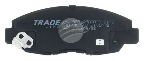 TRADE-LINE BRAKE PAD FRONT SET ACCORD CIVIC CRV BT014TS