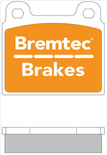 TRADELINE BRAKE PAD SET FRONT ALFA COUPE GT VELOCE 1.7, 2.0 BT1109TS