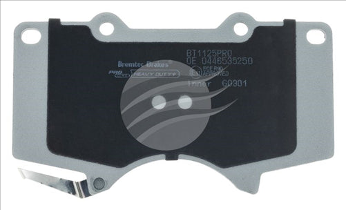 BREMTEC PRO-LINE CERAMIC HD ZERO DUST PAJERO HILUX PRADO LANDCRUISER BT1125PRO