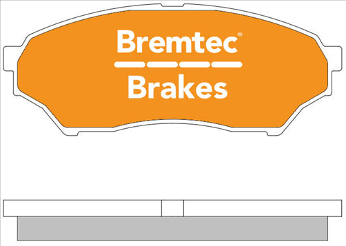 PRO-LINE BRAKE PADS SET MITSUBISHI PAJERO i0 1.8, 2.0 BT1215PRO