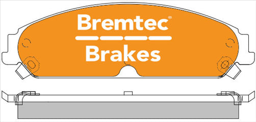BREMTEC TRADELINE BRAKE PAD SET FRONT CHRYSLER 300C 3.0CRD 2010- BT1530TS