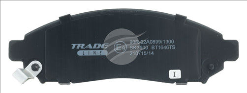 TRADE-LINE BRAKE PAD FRONT SET PATHFINDER NAVARA MURANO LEAF BT1646TS