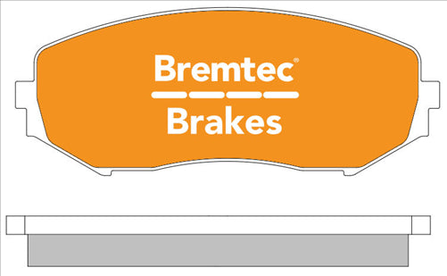 PRO-LINE BRAKE PADS SET SUZUKI GRAND VITARA 2005- BT1913PRO