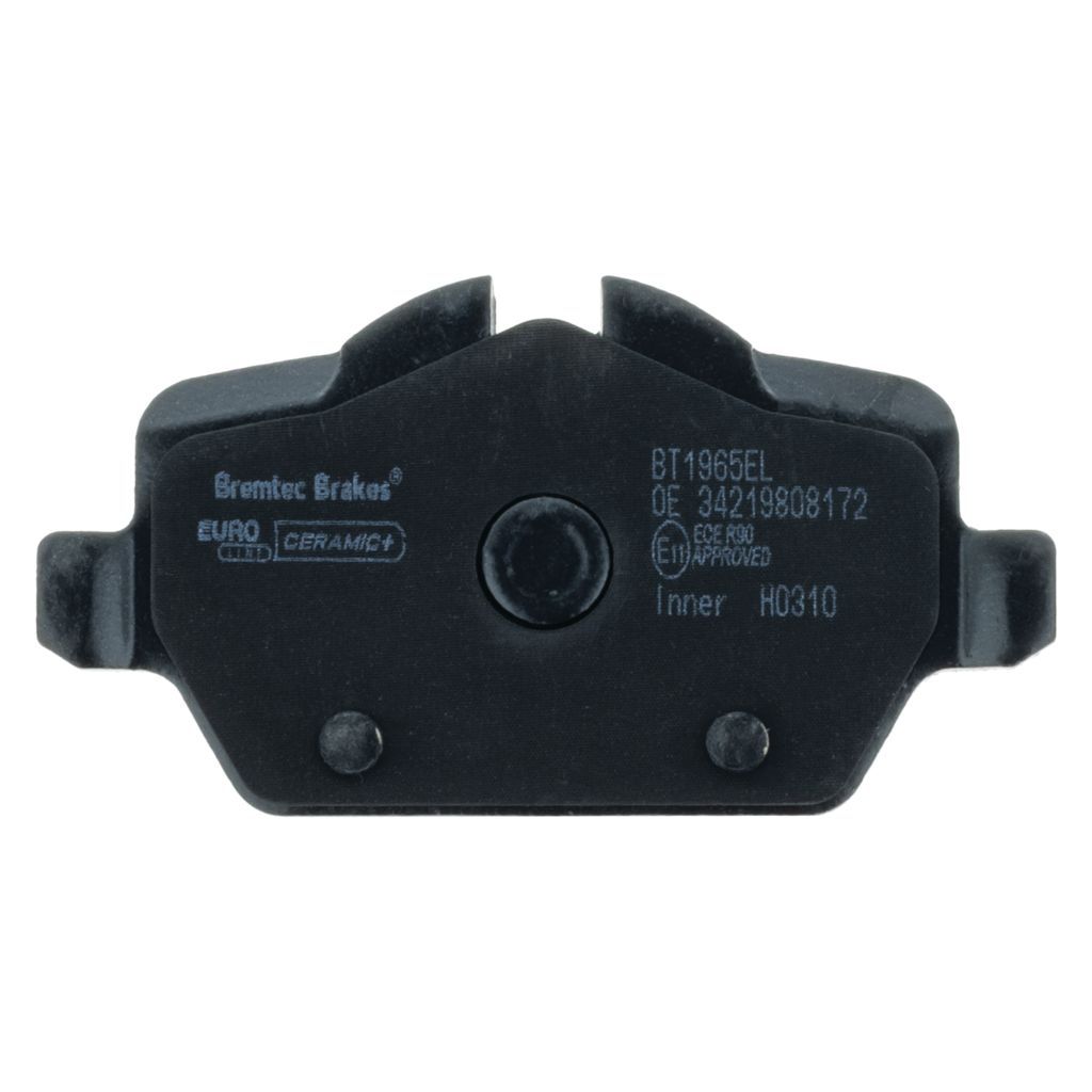 EURO-LINE BRAKE PADS SET BMW 1 SERIES 120i (E87) 2004- BT1965EL