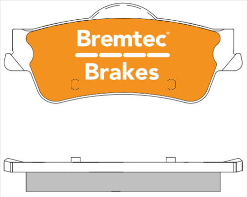 PRO-LINE BRAKE PADS SET HOLDEN COMMODORE VE 2006- BT1985PRO