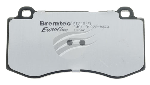 EURO-LINE BRAKE PADS SET MERCEDES S500 (W221) BREMBO BT2051ELC
