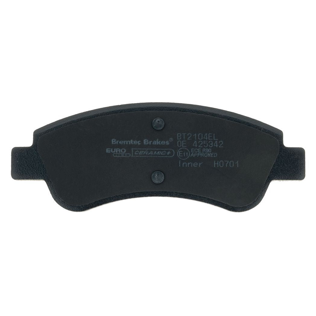 Euro-line Brake Pads Set Peugeot 306 (Bosch) 2006 - Bt2104el