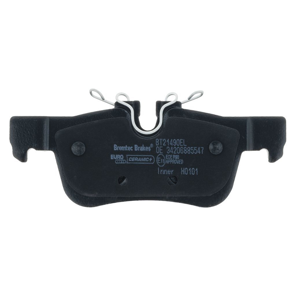 EURO-LINE BRAKE PADS SET BMW 2 (F45) 225 i xDrive 2014 - BT21490EL