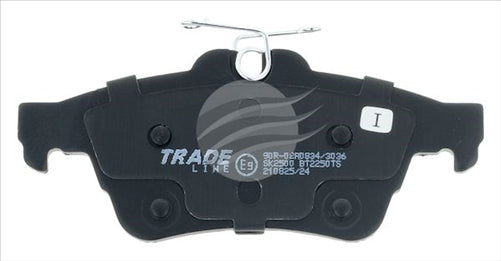 TRADELINE BRAKE PAD SET REAR FORD FOCUS III 1.6 DCI 2011- BT2250TS