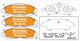 BREMTEC BRAKE PAD SET FRONT HOLDEN ACADIA (AC) 3.6L 2018- BT25230PRO