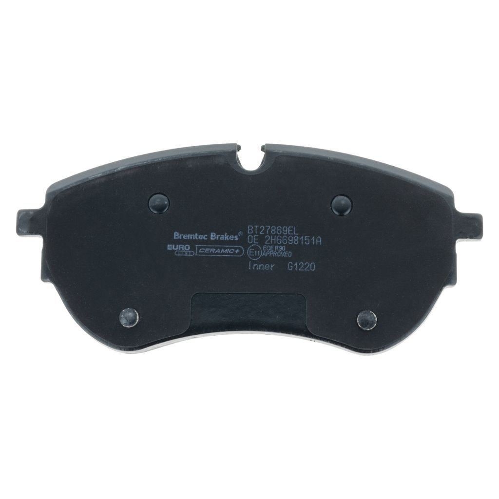 BREMTEC EUROLINE CERAMIC FRONT PAD VOLKSWAGEN AMAROK V6