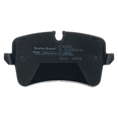 EURO-LINE BRAKE PAD REAR SET AUDI A4 A6 A7 A8 RS4 RS6 RS7 BT3000EL