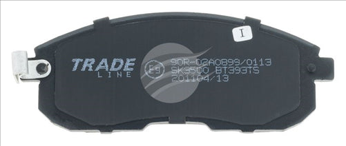 TRADE-LINE BRAKE PAD FRONT SET JUKE 350Z MAXIMA SKYLINE 180SX BT393TS