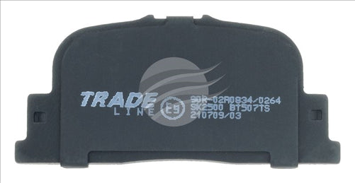 TRADE-LINE BRAKE PADS SET TOYOTA PRIUS 1.5 NHW20 2003-09 BT507TS