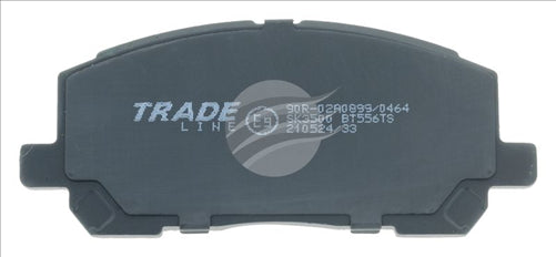 TRADELINE BRAKE PAD SET FRONT TOYOTA KLUGER MCU28R V6 2003- BT556TS