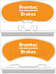 BREMTEC TRADE-LINE BRAKE PAD FRONT SET HOLDEN HQ, HJ, HX PBR CALIPER BT875TS