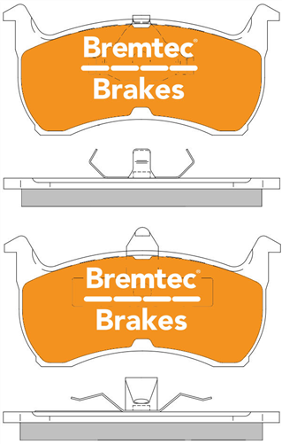 BREMTEC 4WD BRAKE PADS SET FORD FALCON EA-ED 1988-94 BT889E