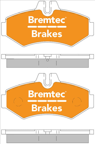 TRADE-LINE BRAKE PADS SET MERCEDES SPRINTER (903) 1995- BT956TS