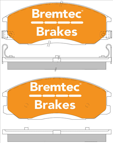 TRADE-LINE BRAKE PADS SET HYUNDAI SANTE FE 2.4, 2.7 4X4 BT984TS